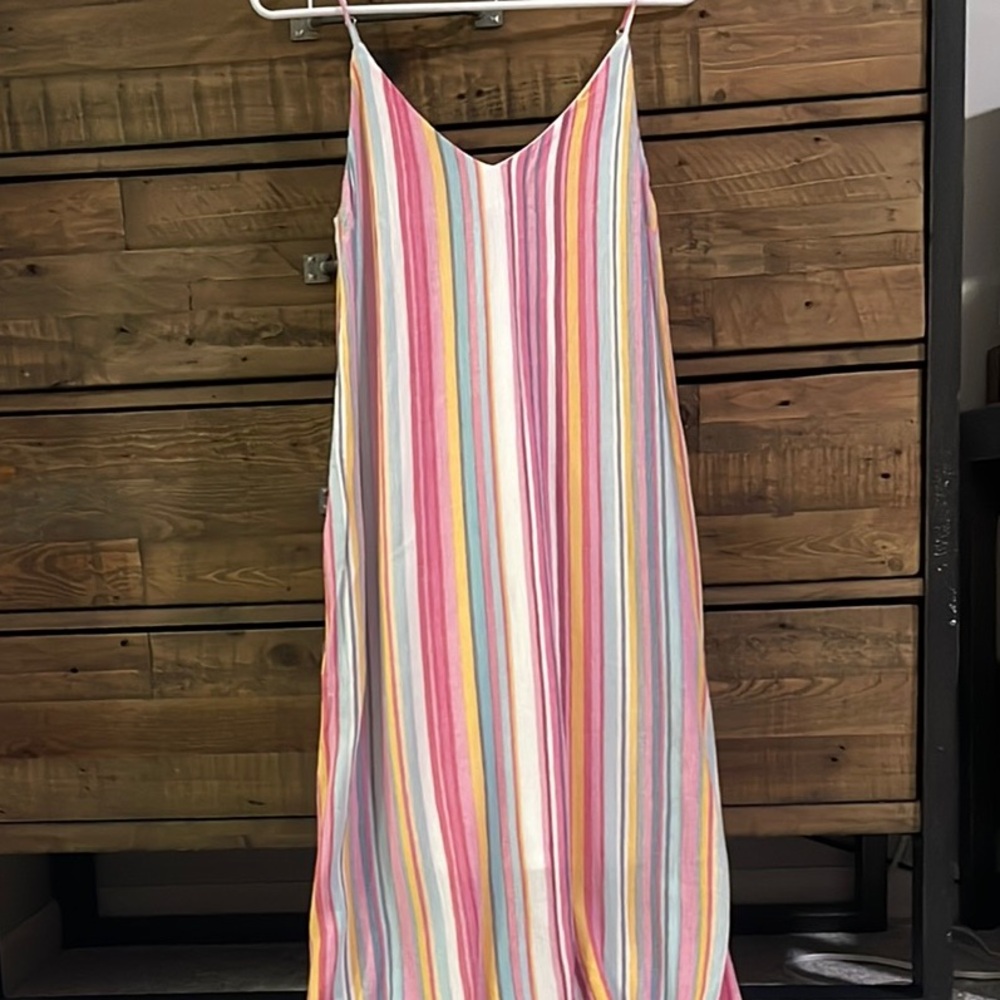 Staccato Multicolor Striped Maxi Dress